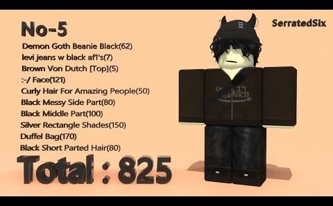 2021 Roblox Outfits - black shaggy roblox