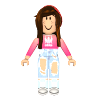 Free Asthetic Clothing For Roblox - Outfit #3: True Blue Hair Roy-G-Biv  Roblox Jacket Black Pants With White Shoes