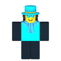 Blue Top Hat - Roblox