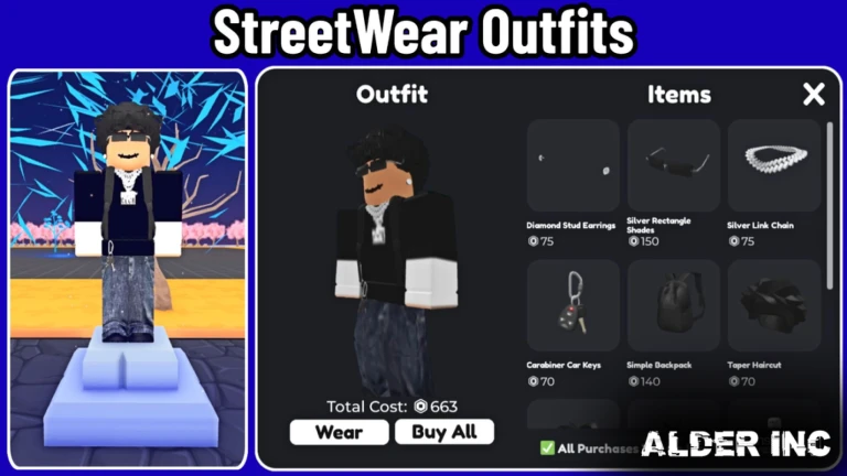 Streetwear roblox outfit Game